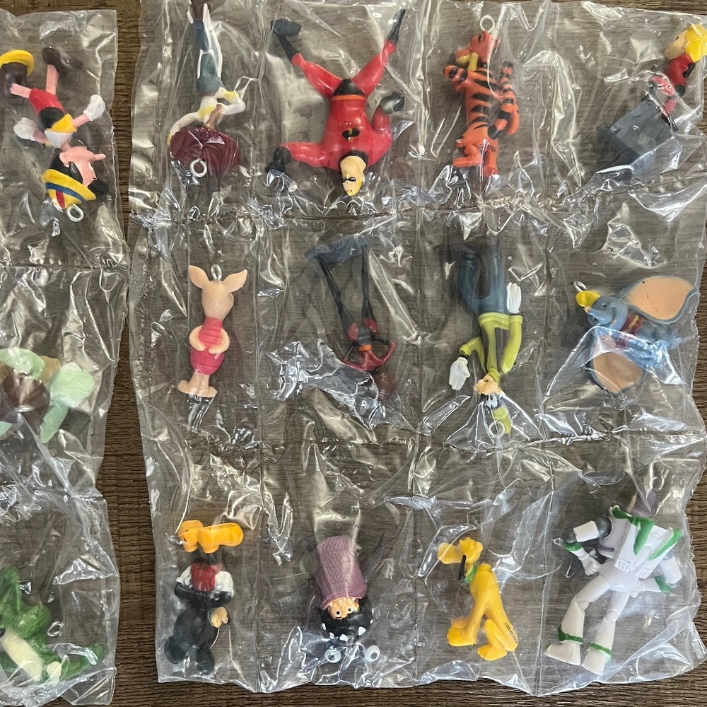 Disney 30pc Toy figures (Intended as Christmas ornaments)